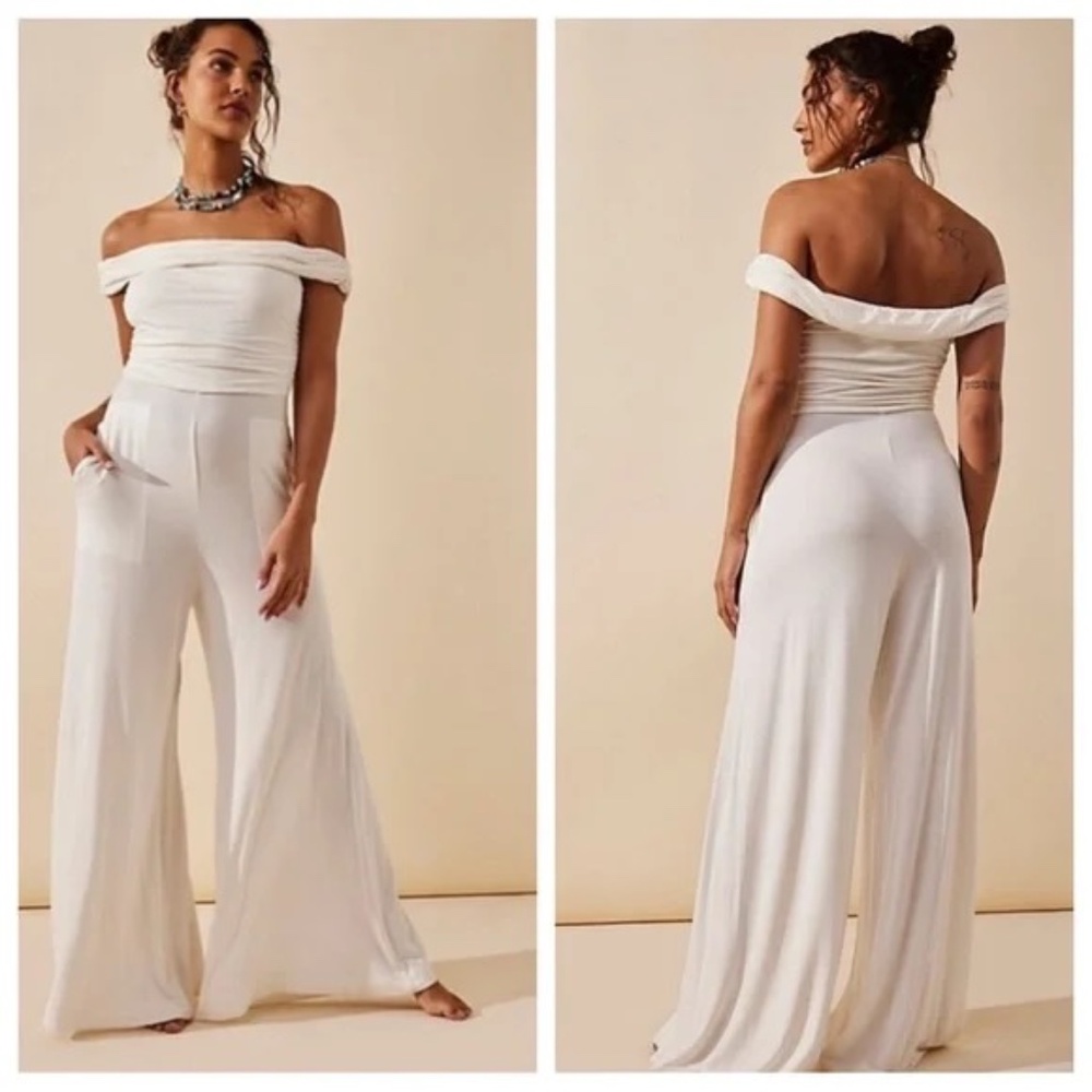 FP Beach Kenna One-Piece Jumpsuit in White - Picture 1 of 5